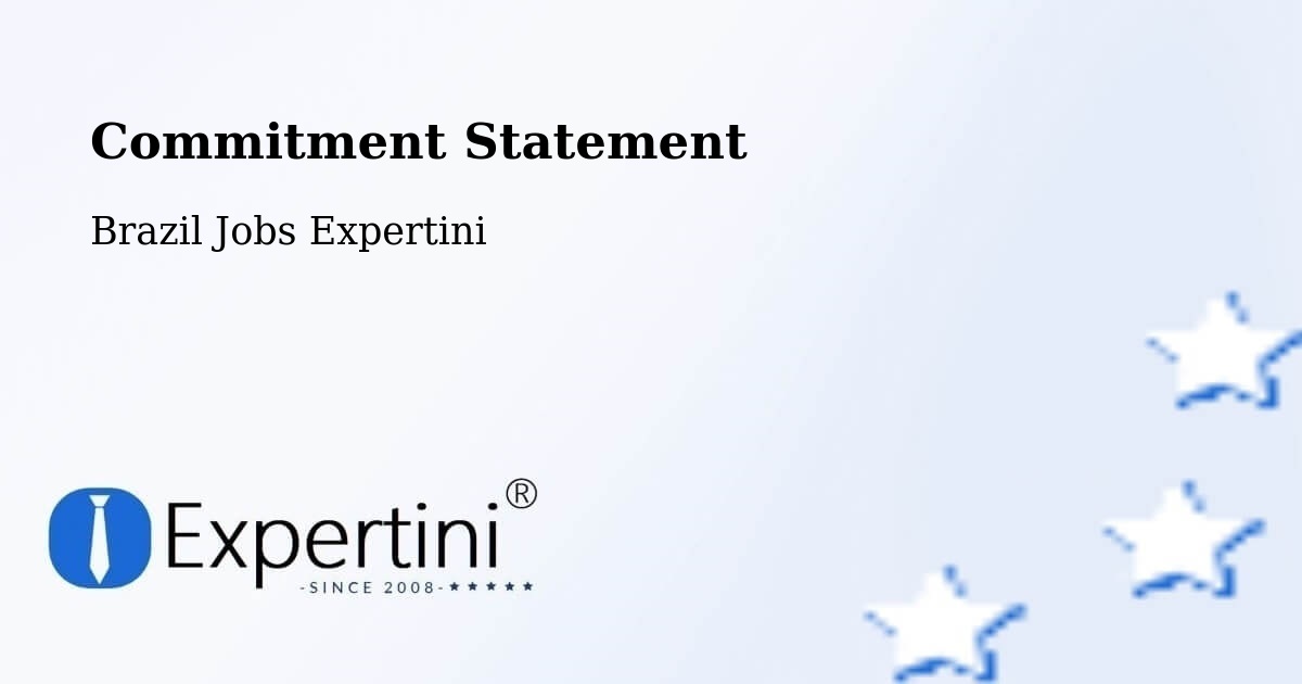 Corporate Commitment – Bertópolis - Brazil Jobs Expertini