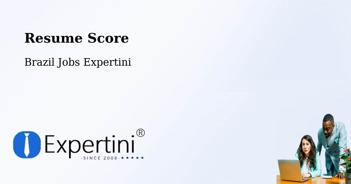 Resume Score & Job Description Match Tool – Bertópolis - Brazil Jobs Expertini